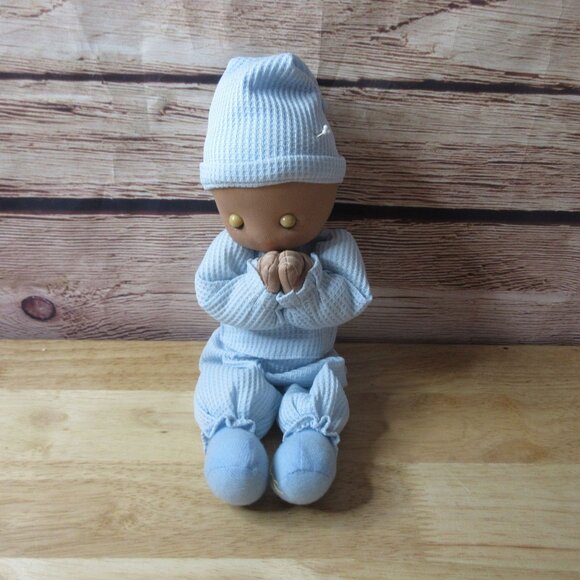 Boy Doll Praying Musical Cloth Doll - Plays Yes Jesus Loves Me Lyrics - Picture 4 of 4